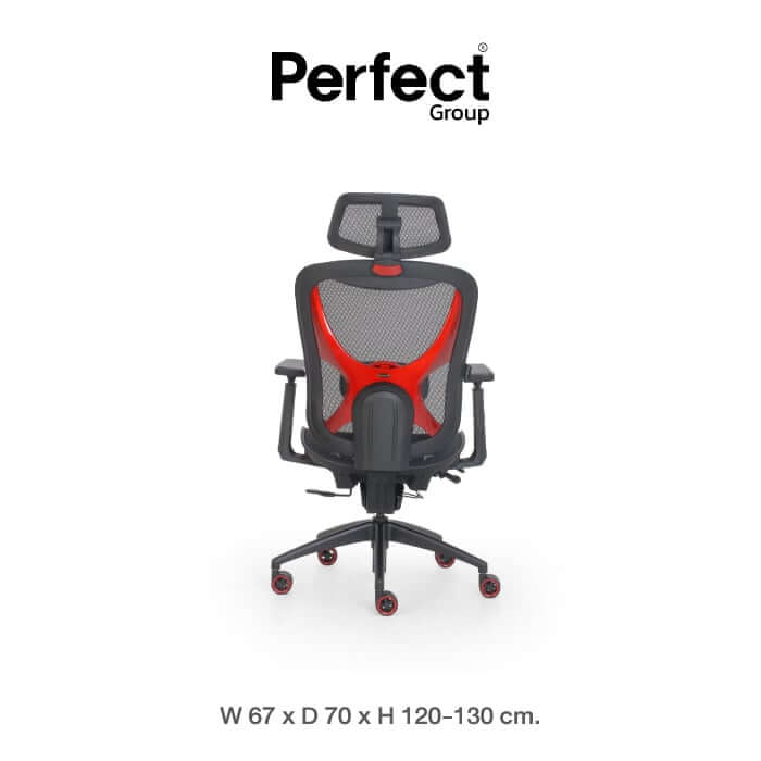 เก้าอี้เกมมิ่ง Perfect รุ่น GRAMMY SERIES สีแดง
